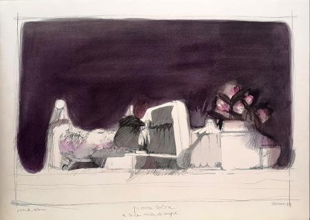 Art work by  Sansoni Composizione  - watercolor paper 