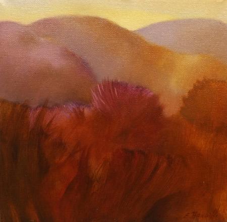 Art work by Enrico Bandelli Monte S.Michele - oil canvas 