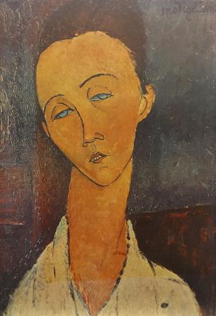 Art work by Amedeo Modigliani Figura - print paper 