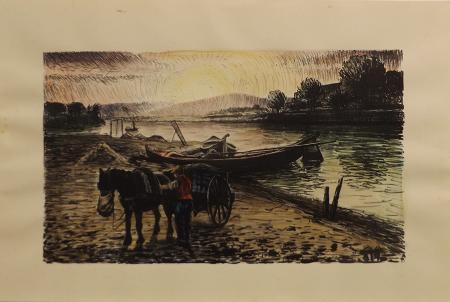 Art work by  Anonimo Paesaggio  - print paper 