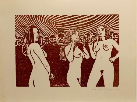 Art work by Piero  C. Antinori Figura - lithography paper 