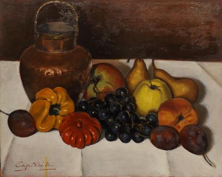 Art work by Ugo  Capitoni Natura morta  - oil canvas 