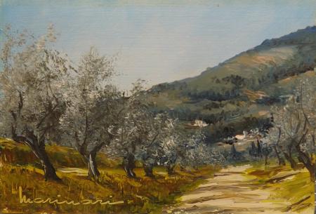Art work by Giovanni  Marinari Olivo  - oil table 