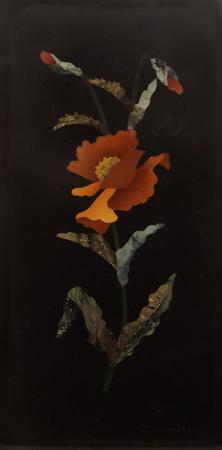 Quadro di Scarpelli  Renzo   Fiori  - mista tavola 