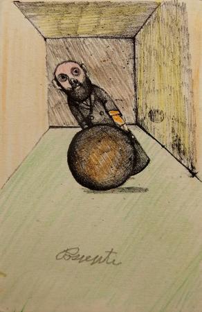 Quadro di Antonio Possenti Figura - matita carta 