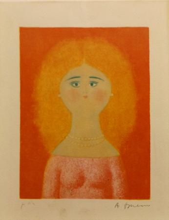 Art work by Antonio Bueno Esmeralda  - lithography paper 