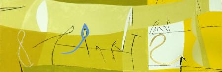 Art work by Tommaso  Cascella Voglio essere giorno  - lithography paper 