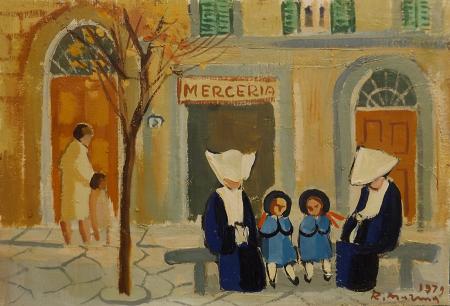 Art work by Rodolfo Marma Panchina  - oil canvas cardboard  