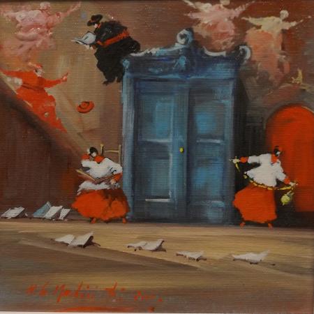 Art work by Norberto Martini Cherichetti  - lithography cardboard 