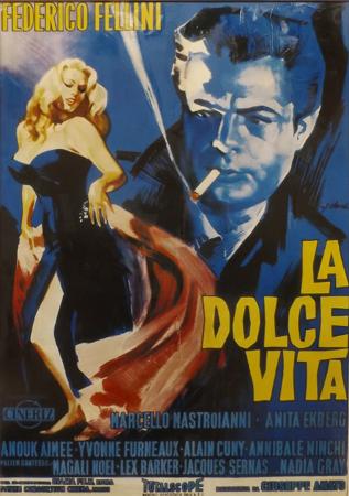Quadro di Andrea Tirinnanzi La dolce vita  - ink jet carta su tavola 