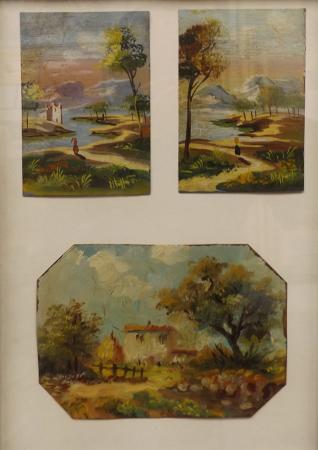 Art work by  Anonimo Paesaggio  - oil table 