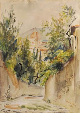 Art work by Rodolfo Marma Erta Canina  - watercolor paper 