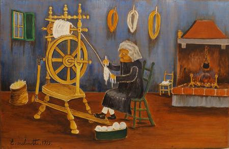 Quadro di Emilio Malenotti Magliaia  - olio tavola 