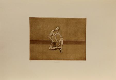 Art work by Giorgio  Alboni Pensieri  - lithography paper 