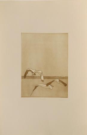 Art work by Giorgio  Alboni Decollo - lithography paper 