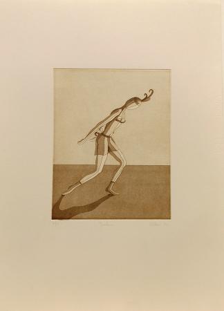 Quadro di Giorgio  Alboni Inchino  - litografia carta 