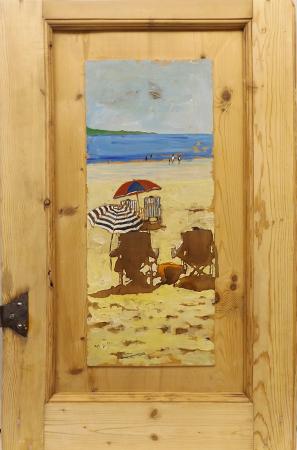 Art work by Massimo Lomi Ora si !  - varnish table 
