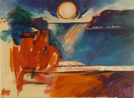 Art work by Natale Filannino Paesaggio  - oil canvas 