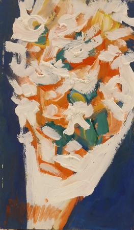 Art work by Natale Filannino Mazzo di fiori  - oil table 
