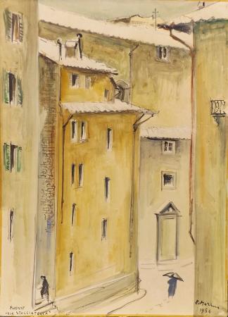 Art work by Rodolfo Marma Via Stracciatella - watercolor paper 
