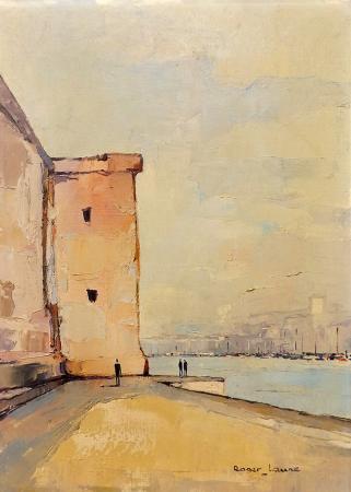 Art work by Roger  Laure Porto - oil canvas 
