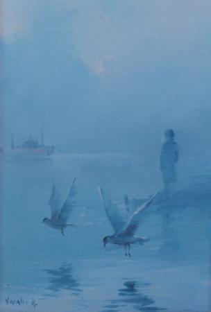Art work by Antonietta Varallo Gabbiani - oil canvas cardboard  