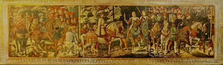 Quadro di  Anonimo Allegoria - mista tavola 