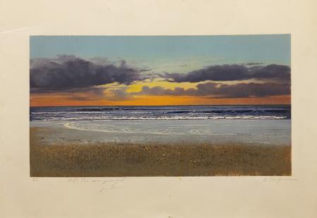 Art work by Agostino Cancogni Marina - gouache paper 