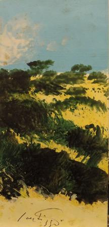 Art work by Sergio Scatizzi Paesaggio  - acrylic paper 