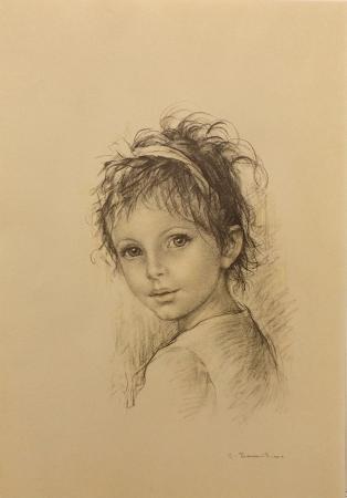 Quadro di Giuseppe Tarantino Ritratto  - stampa carta 