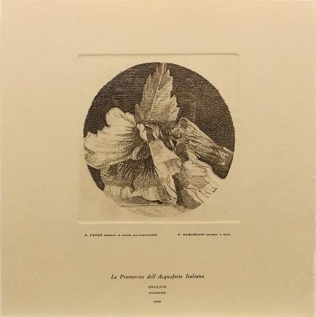 Quadro di Paolo Petrò composizione - acquaforte carta 
