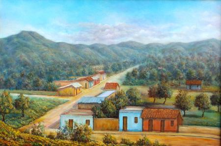 Art work by  Caldarulo Paesaggio  - oil canvas 