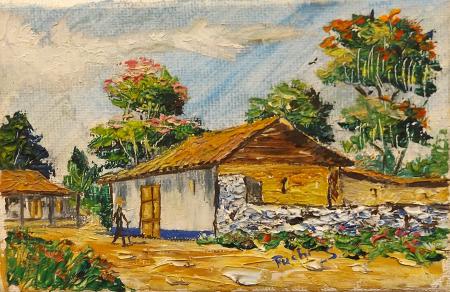 Art work by A. Picchi Paesaggio  - oil canvas 