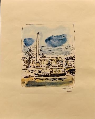 Quadro di Orfeo Tamburi Senna  - stampa carta 