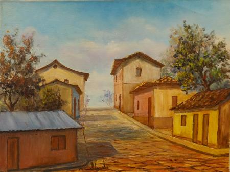 Art work by  Caldarulo Estado Crujillo, Venezuela  - oil canvas 