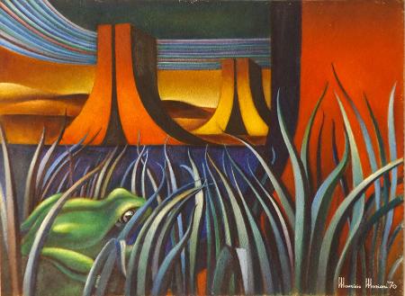 Art work by Maurizio Mariani Palude al Limite  - oil table 