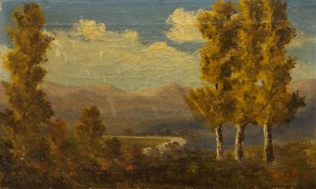 Art work by  Gigli  Paesaggio  - oil canvas 