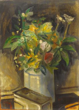 Art work by Gaetano D'Amico Fiori  - oil table 