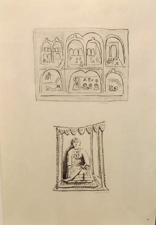 Art work by Massimo Campigli Senza titolo - print paper 