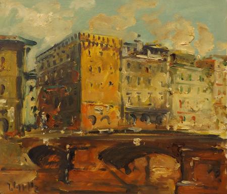 Art work by Emanuele Cappello Venezia  - oil canvas 