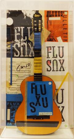 Art work by Giuseppe Chiari FLUXUS - mixed plywood 