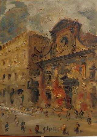 Art work by Emanuele Cappello Composizione - oil canvas 