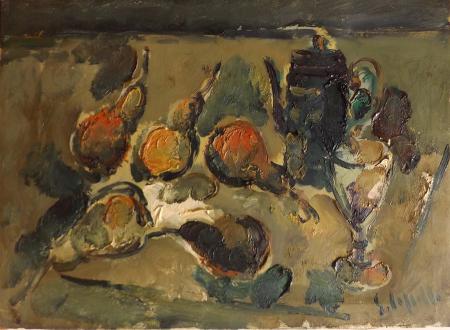 Quadro di Emanuele Cappello Composizione - olio tela 