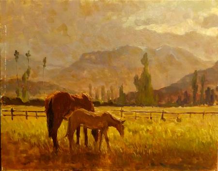 Quadro di  Anonimo Bagugno di Posta - olio tela 