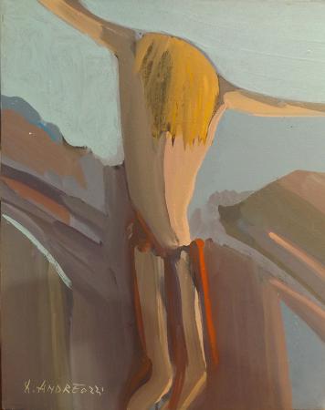 Art work by Marcello Andreozzi Crocifissione - oil canvas 