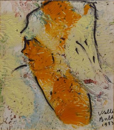 Art work by Walter  Boldi  Figura - oil paper 