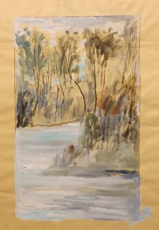 Art work by  Setti Paesaggio - watercolor paper 