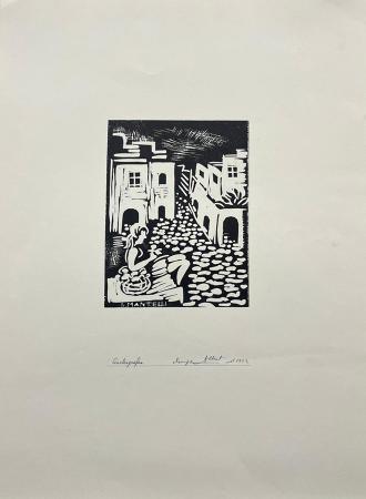 Art work by  Mantelli  Case - lithography paper 