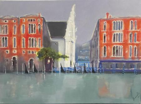 Art work by Renato Borsato Venezia - oil canvas 