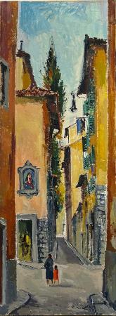 Quadro di Rodolfo Marma Firenze - olio tela 